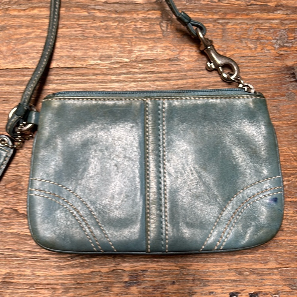 Vintage Coach wristlet